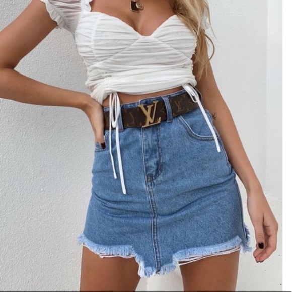 Tiger mist Nikita high rise denim skirt 💙 - Picture 4 of 7